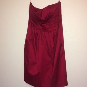 Red Sleeveless Formal Dress